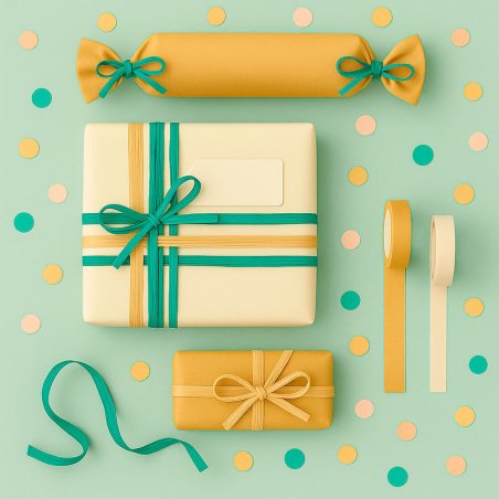 Cinta de rafia mint para decorar regalos