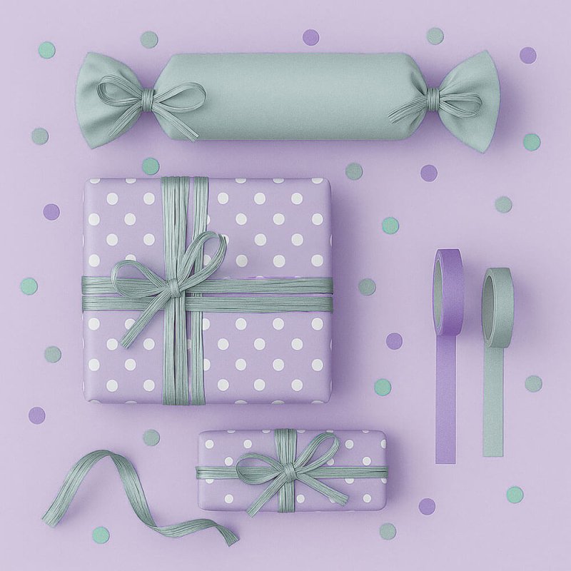 Cinta de rafia metalizada plata para decorar regalos