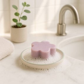 Moule savon fleur minimaliste