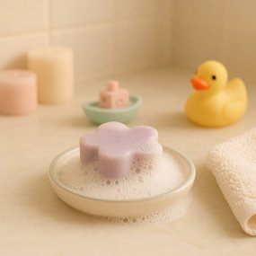 Molde jabón flor minimalista