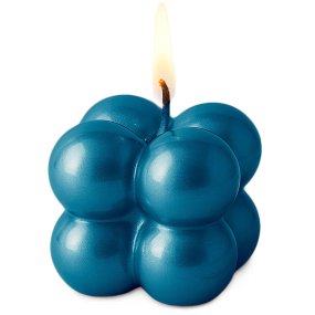 Verniz azul safira metalizado para velas