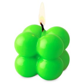 Verniz verde neon para velas