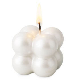 Vernis blanc perle pour bougies