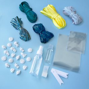 Conjunto para embrulhar presentes artesanais Conjunto para embrulhar presentes artesanais