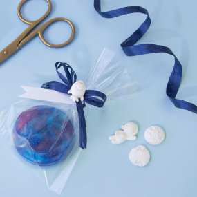 Conjunto para embrulhar presentes artesanais