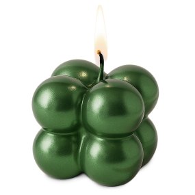 Vernis vert métallisé pour bougies