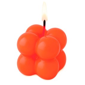 Verniz laranja neon para velas