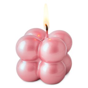 Barniz rosa empolvado metalizado para velas Barniz rosa empolvado metalizado para velas