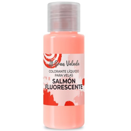 Colorante liquido velas salmon fluorescente
