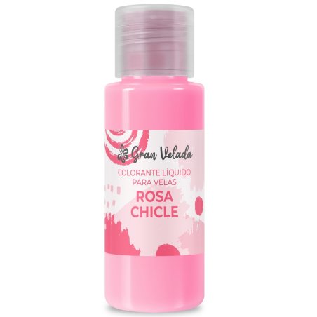Colorante liquido velas rosa chicle
