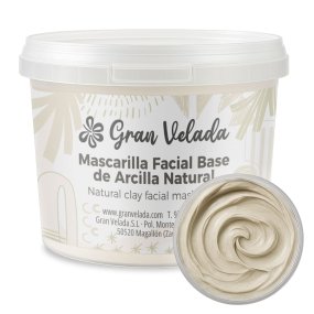 Mascarilla facial base de arcilla bentonita Mascarilla facial base de arcilla bentonita