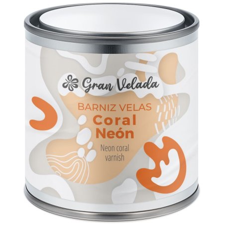 Barniz coral neón
