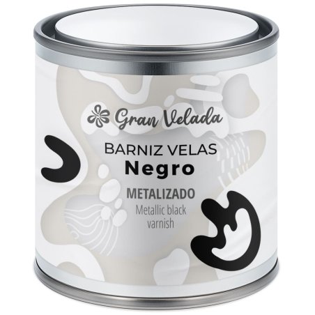 Barniz negro metalizado