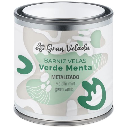 Barniz verde menta metalizado