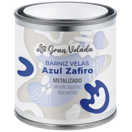 Barniz azul zafiro metalizado