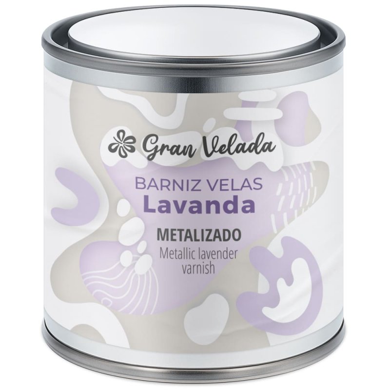 Barniz lavanda metalizado