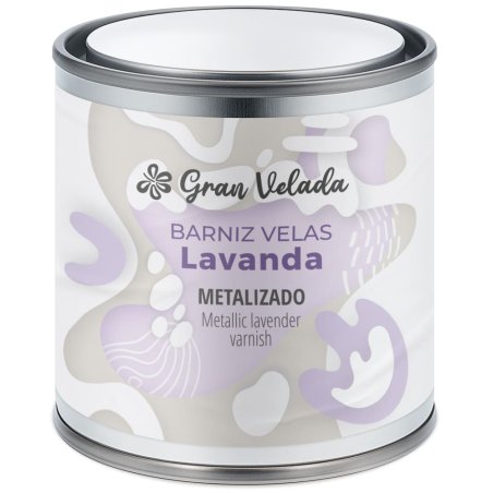 Barniz lavanda metalizado