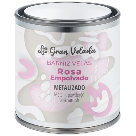 Barniz rosa empolvado metalizado