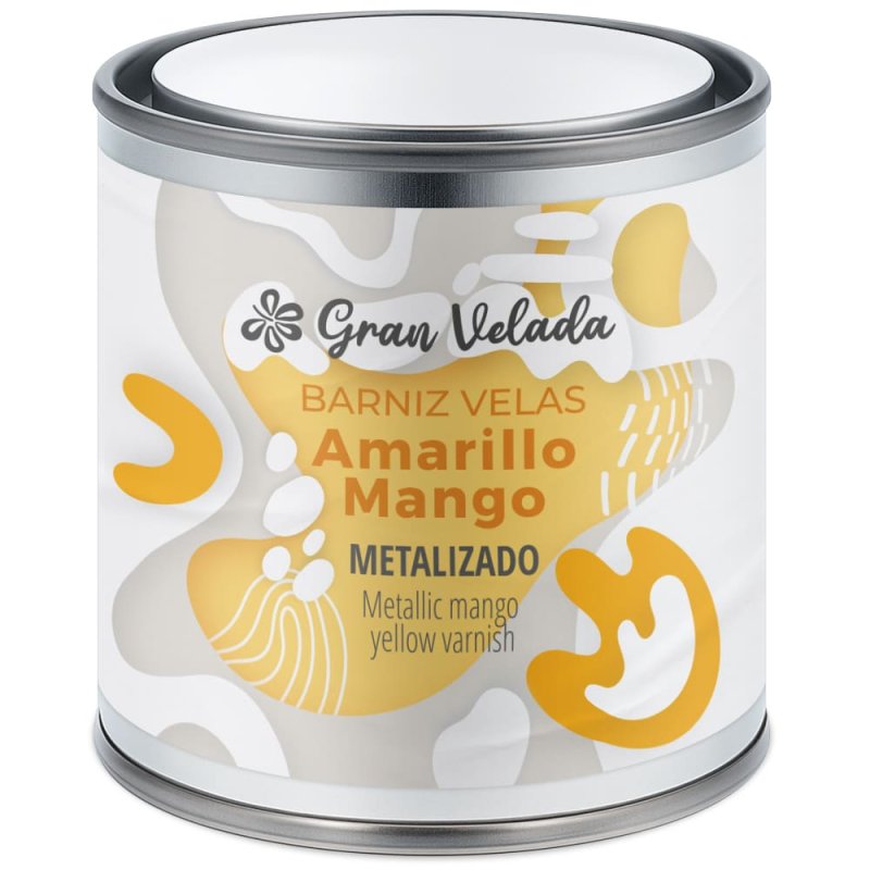 Barniz amarillo mango metalizado