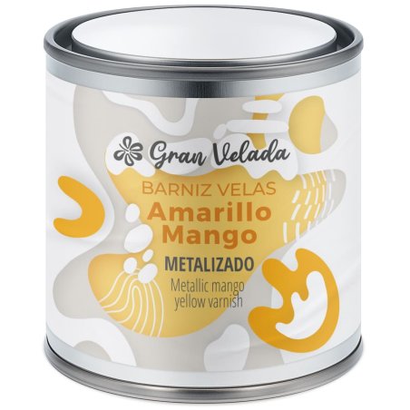 Barniz amarillo mango metalizado