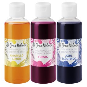 Pack economique colorant pour sels et bombes de bain