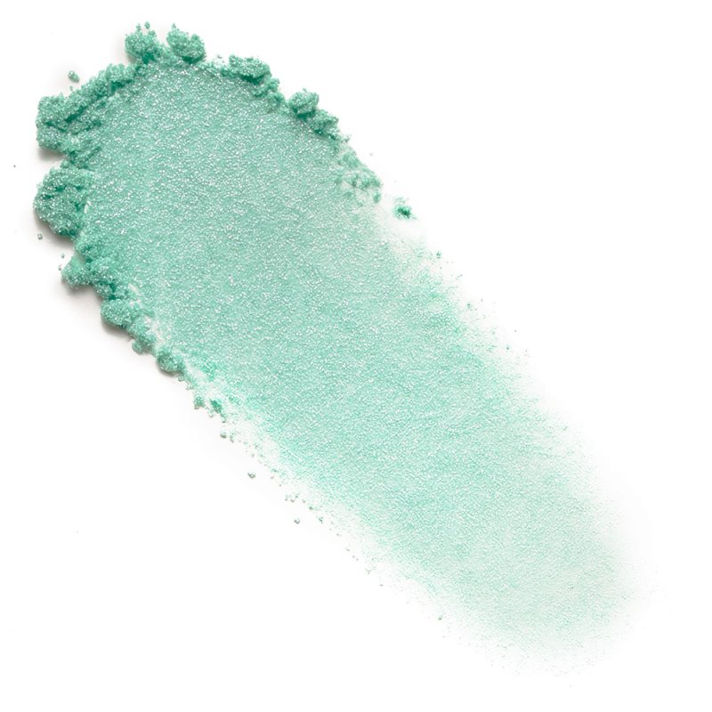 Mica verde agua en polvo