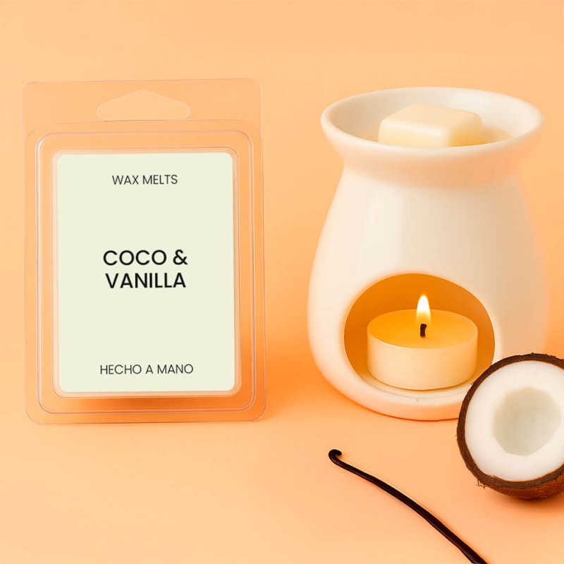 Etiquetas minimalistas personalizables para fabricar wax melts