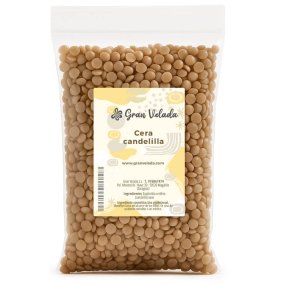 Cera de candelilla grau cosmético