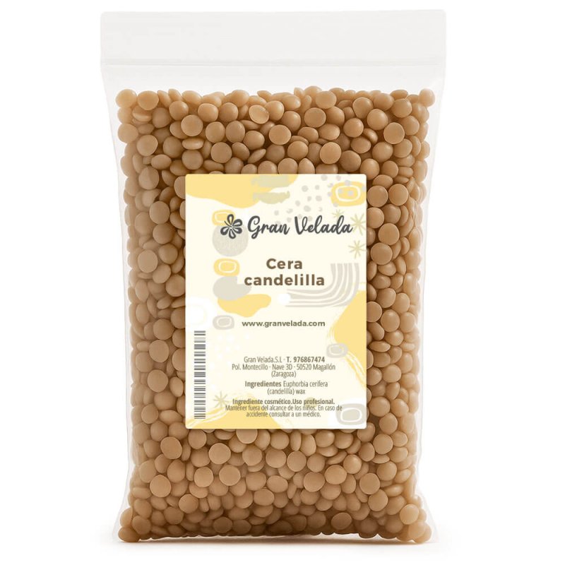 Cera de candelilla grado cosmetico