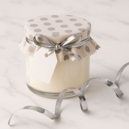 Cinta de rafia plata mate-metalizada para decorar regalos