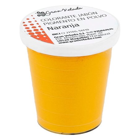 Pigmento en polvo naranja para jabon