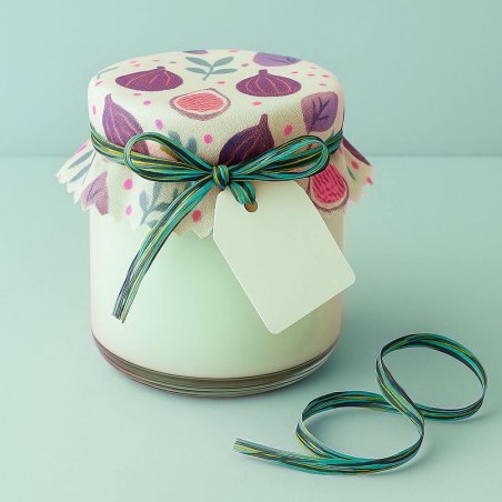 Cinta de rafia tricolor esmeralda-pistacho-pino para decorar regalos