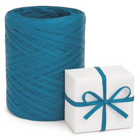 Ruban de raphia bleu menthol Ruban de raphia bleu menthol