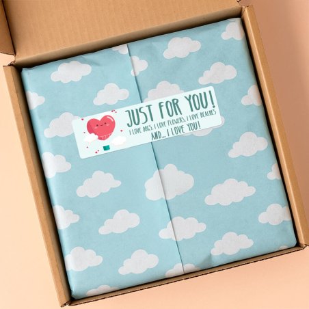 Pegatinas para regalos just for you