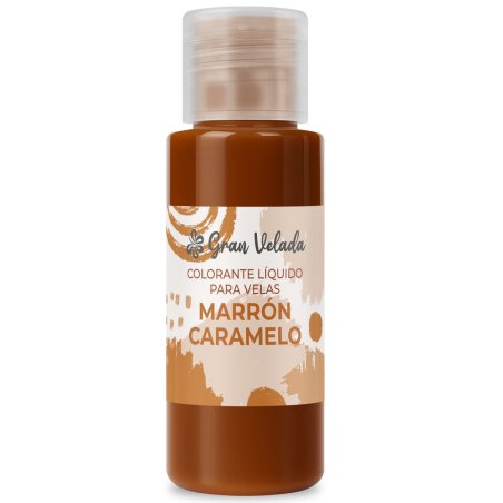 Colorante líquido velas marrón caramelo