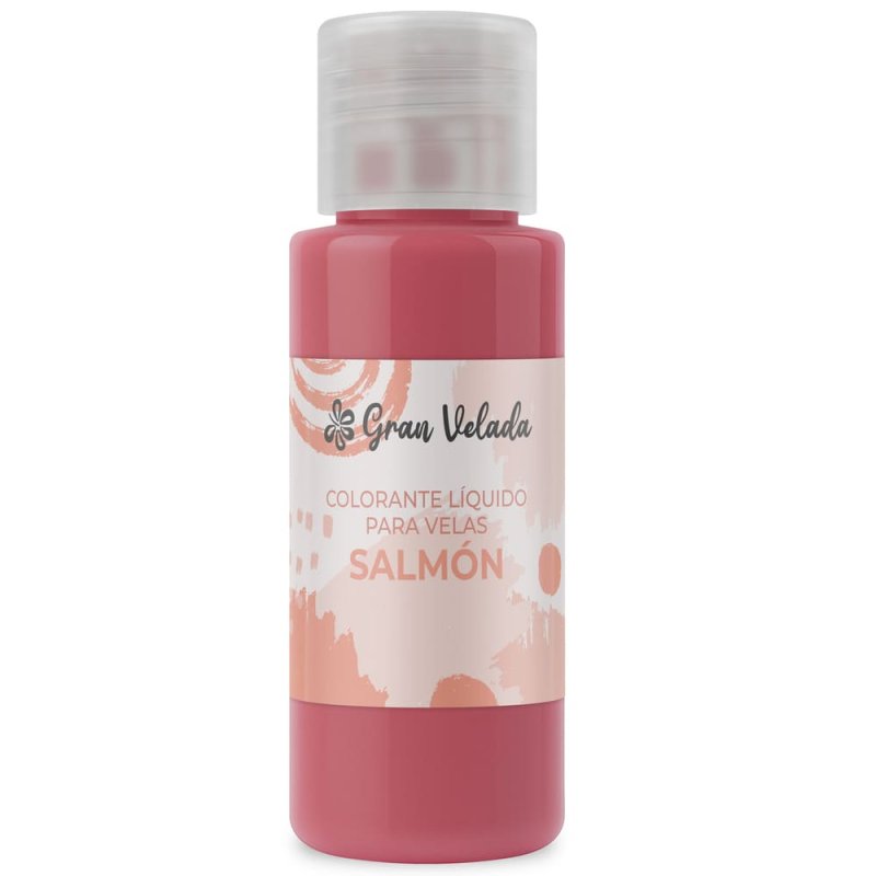 Colorante liquido velas salmon