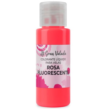Colorante velas liquido rosa fluorescente