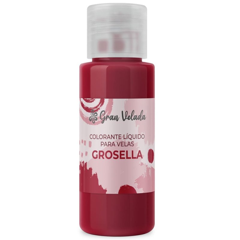 Colorante velas liquido grosella