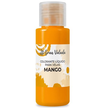 Colorante liquido velas mango