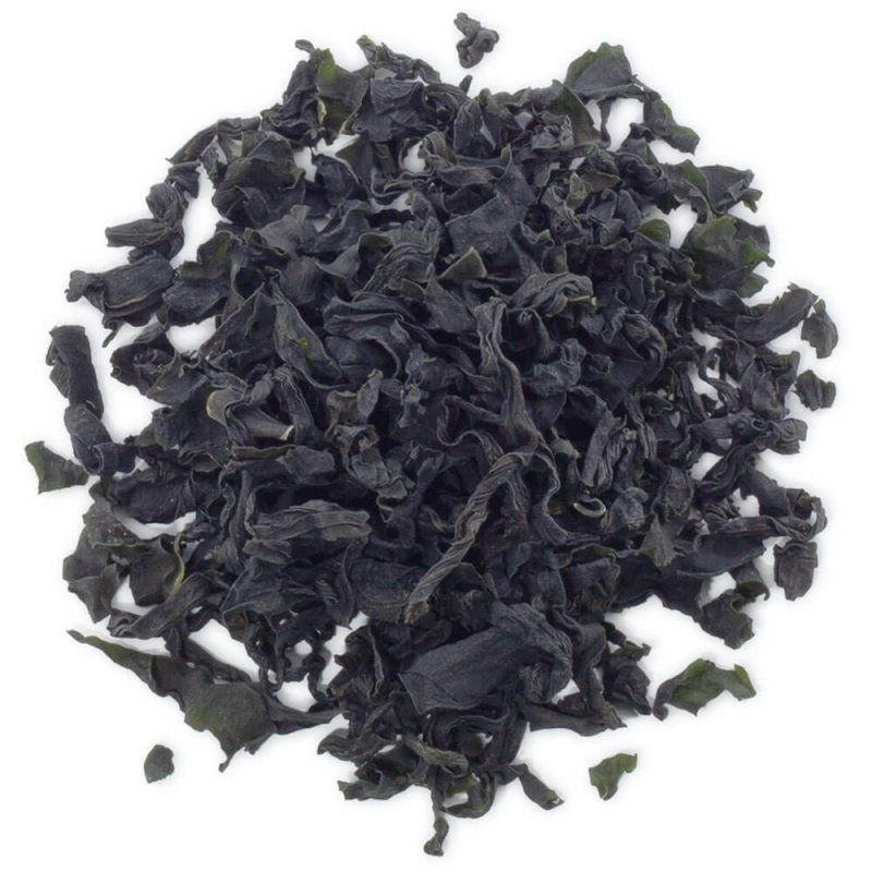Muestra alga wakame