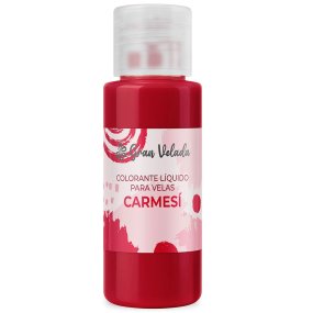 Bougies à colorant liquide carmesi