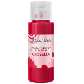 Bougies de teinture de groseille liquide