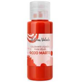 Bougies de teinture liquide rouge mars