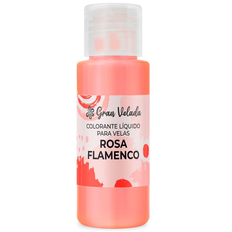 Colorante velas liquido rosa flamenco