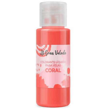 Colorante liquido velas coral