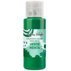 Colorante liquido velas verde menta