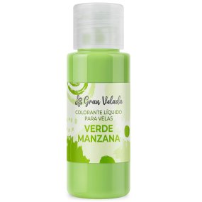 Bougies à colorant liquide vert pomme