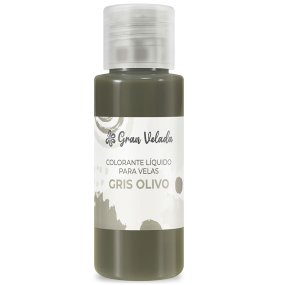 Bougies à colorant liquide gris olive