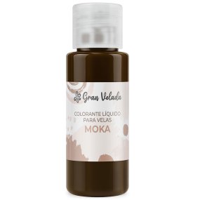 Bougies moka à colorant liquide