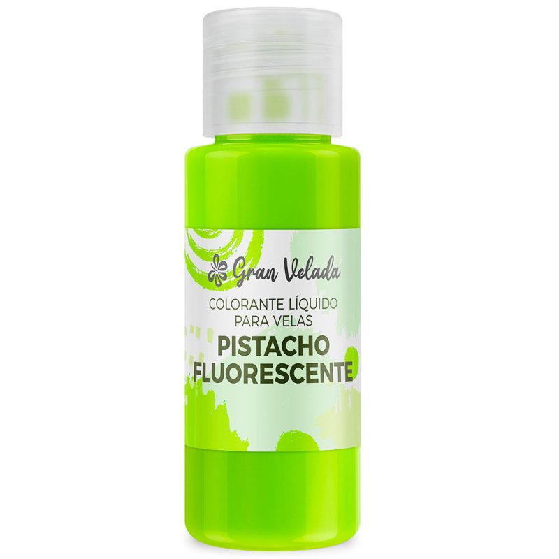Colorante velas pistacho fluorescente